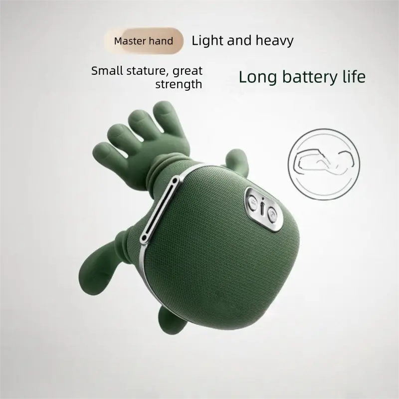 Green Cordless Shoulder and Neck Massager with Heat Rechargeable Shiatsu Deep Tissue Massage Pillow for Pain Relief and Relaxation Wholesale Hub