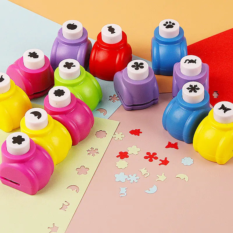 10 Pack Mini Paper Craft Punch Set DIY Scrapbooking Hole Puncher Shapes for Kids Art & Card Making Wholesale Hub