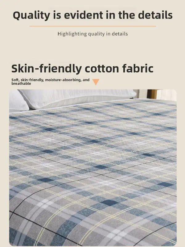 Washable Incontinence Bed Pad 180x200cm Reusable Waterproof Mattress Protector with Non-Slip Backing 4-Layer Absorbent Underpad for Elderly and Adults Smoky gray Wholesale Hub