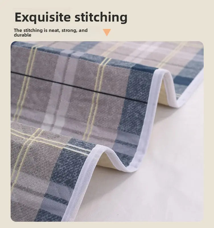 Washable Incontinence Bed Pad 180x200cm Reusable Waterproof Mattress Protector with Non-Slip Backing 4-Layer Absorbent Underpad for Elderly and Adults Smoky gray Wholesale Hub