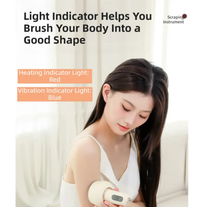 3-in-1 Portable Electric Gua Sha Meridian Cupping Massager Tool With 4 Cupping - 9-Gear Vibration & Soothing Heat Therapy Integrated Red Light Heat & EMS Magnetic Wave Wholesale Hub