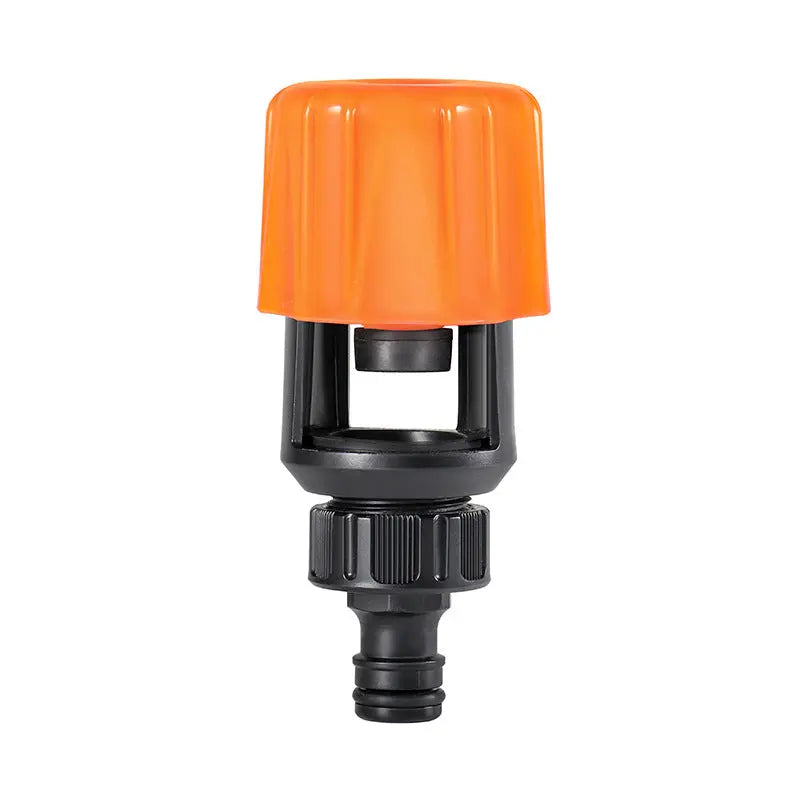2-Pack Orange Universal Nipple Connector for Mixer Taps up to 3.3CM - Plastic Leak-Proof Hose Fitting, Kitchen & Garden Tap Adapter Wholesale Hub