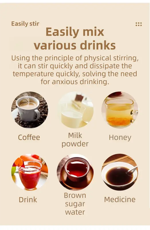 380ML White Magnetic Self-Stirring Coffee Mug - USB Charging, Leak-Proof Stainless Steel Electric Mixer Cup for Coffee & Milk Wholesale Hub