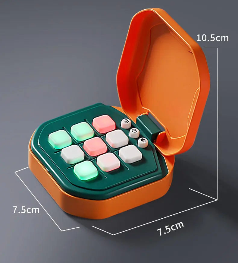 2 Pack Pink AI Tic-Tac-Toe Handheld Game Electronic Logic Training Machine with 9 Game Modes and Light-up Buttons for Kids Age 3+ Australian Home Travel Wholesale Hub