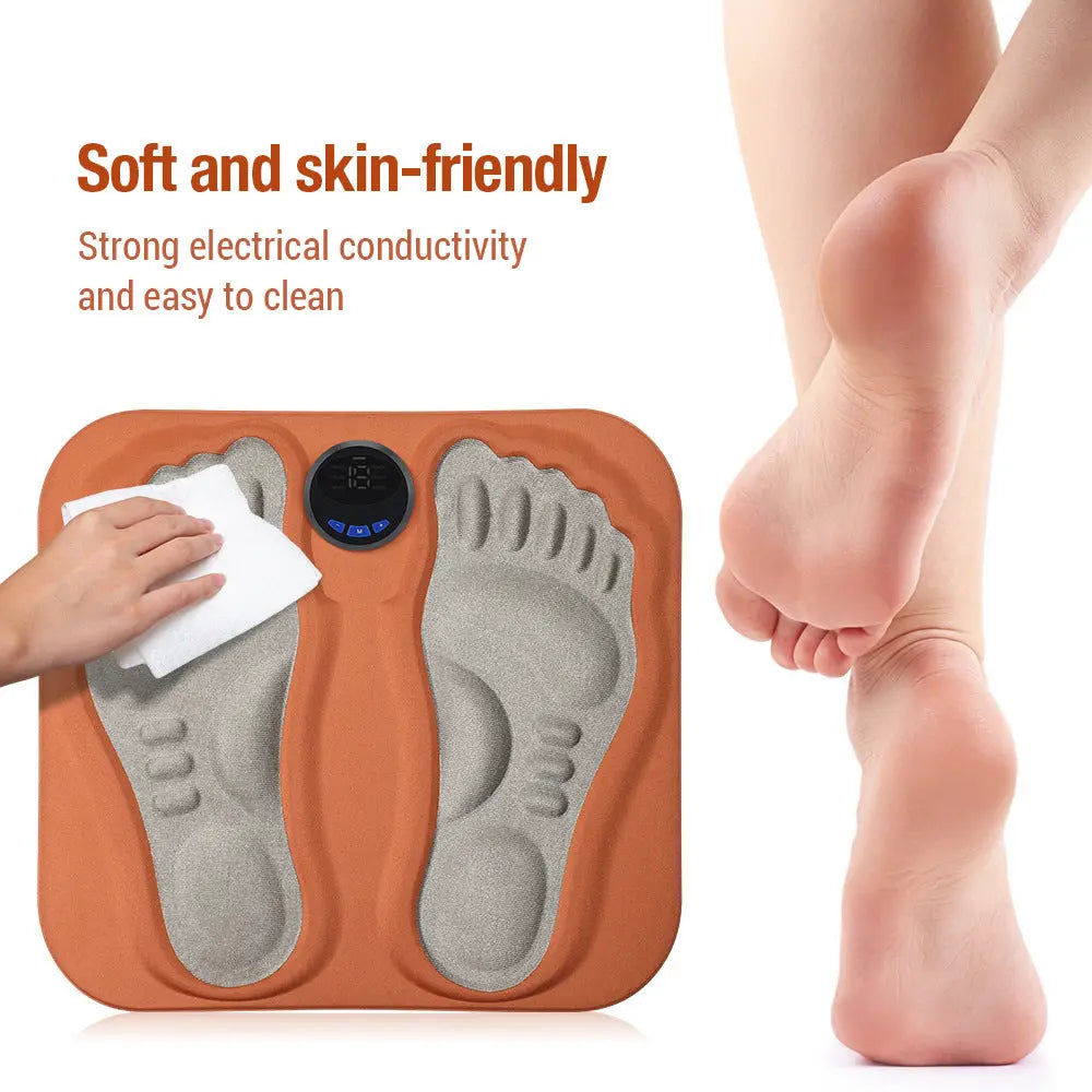 Smart EMS Foot Massager Mat – Low Frequency Pulse Therapy with 6 Modes and 15 Intensity Levels for Relaxation, Fatigue Relief, and Improved Circulation (USB Rechargeable) Wholesale Hub