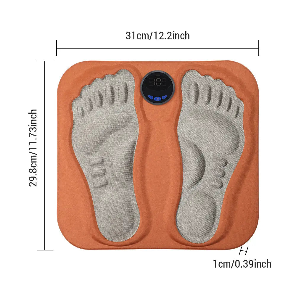 Smart EMS Foot Massager Mat – Low Frequency Pulse Therapy with 6 Modes and 15 Intensity Levels for Relaxation, Fatigue Relief, and Improved Circulation (USB Rechargeable) Wholesale Hub