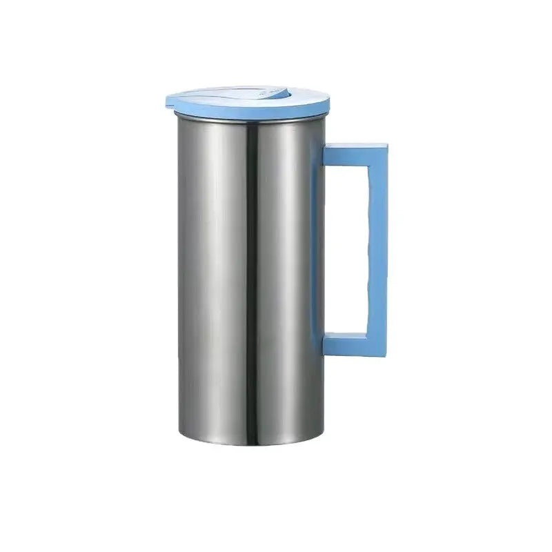 Blue 1.8L Stainless Steel Cold Water Pitcher – Large Capacity Jug for Coffee, Juice, and Beverages in Modern Kitchens Wholesale Hub