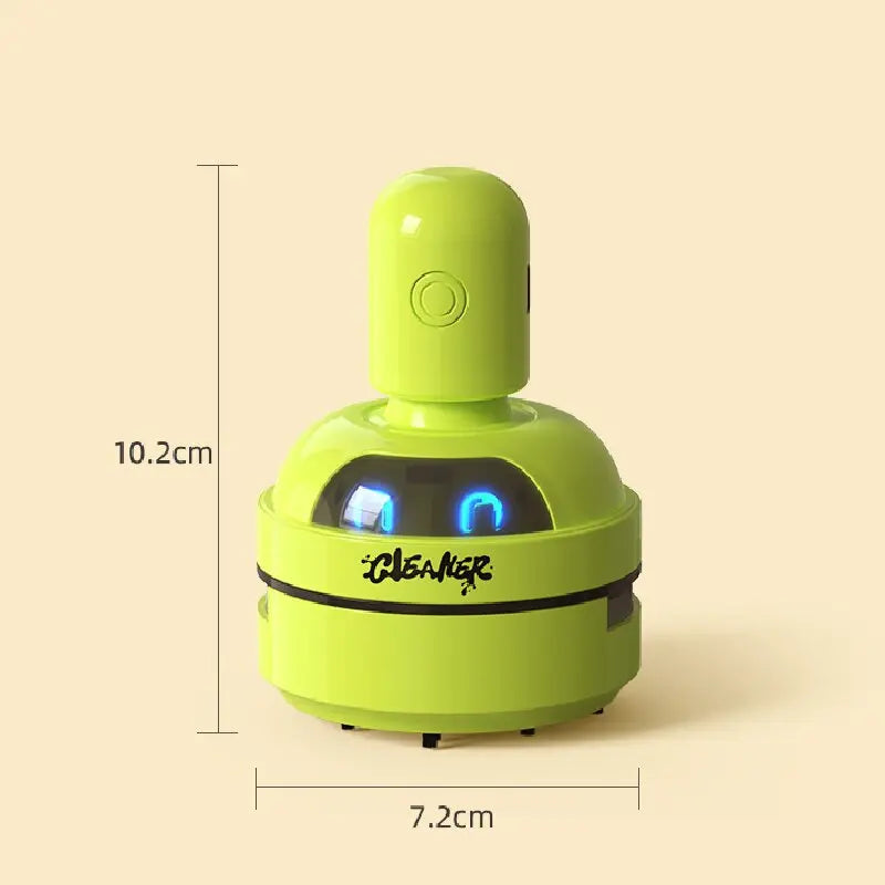 Blue Compact Desktop Vacuum Cleaner – Rechargeable Mini Dust Collector for Eraser Shavings, Pencil Shavings, Paper Scraps, and Fine Debris Wholesale Hub