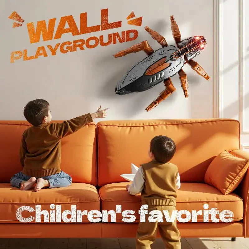 RC Wall Climbing Cockroach Toy Realistic Anti-Gravity Remote Control Bug 360 Stunt Rotation Rechargeable Prank Gift for Kids Wholesale Hub