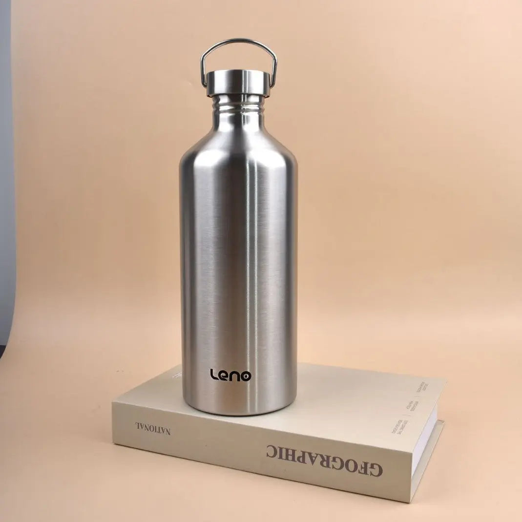 2L Large Capacity Outdoor Sports Adventure Water Bottle - Food-Grade 304 Stainless Steel with Portable Handle & 4.5cm Narrow Mouth Wholesale Hub