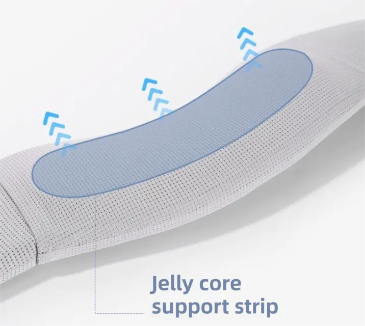 Light Green Adjustable Cooling Jelly Core Neck Brace with Washable Cover - 3D Hollow Cervical Collar for Posture & Forward Head Correction (M Size) Wholesale Hub