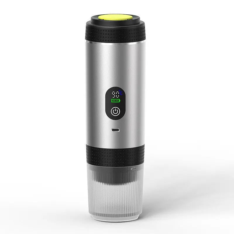 Sliver 3-in-1 Portable Espresso Maker with Self-Heating and One-Touch Cold Hot Brew - Smart Digital Display & 20Bar High Pressure for Rich Crema Wholesale Hub