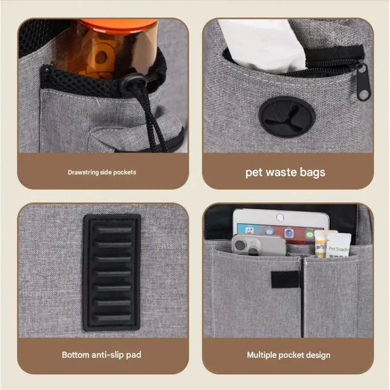 Grey and Green Large Expandable Cat Travel Backpack - Breathable & Collapsible Pet Carrier 62x34x43CM Wholesale Hub