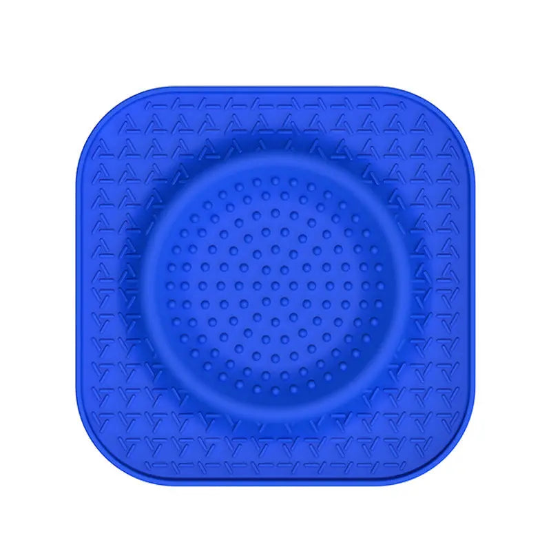 L Blue 2-Pack Premium Silicone Pet Lick Mat - Slow Feeder for Dogs and Cats with Powerful Suction Base - Anxiety Relief and Boredom Buster for Grooming and Bathing Wholesale Hub