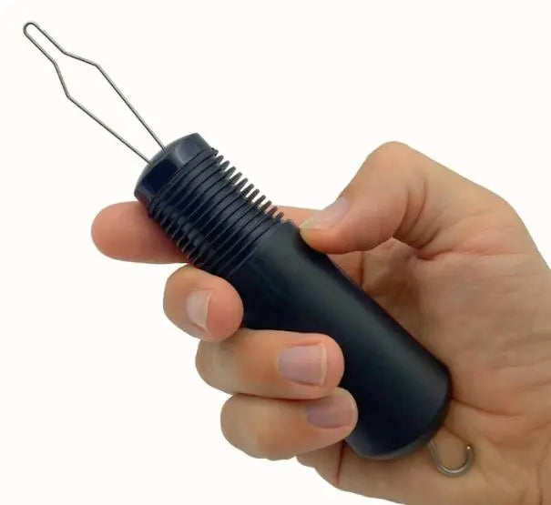 Grey Dressing Aid Tool – Button & Zipper Assistant for Elderly and People with Limited Mobility Wholesale Hub