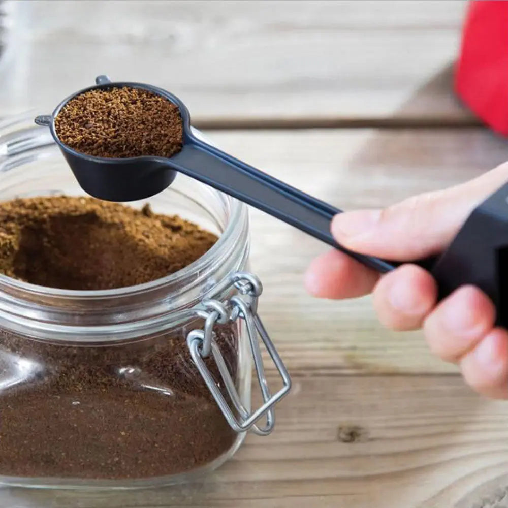 Giraffe-Shaped Coffee Scoop Set of 10 in Black ABS Plastic for Precise Coffee Grounds Measurement Wholesale Hub