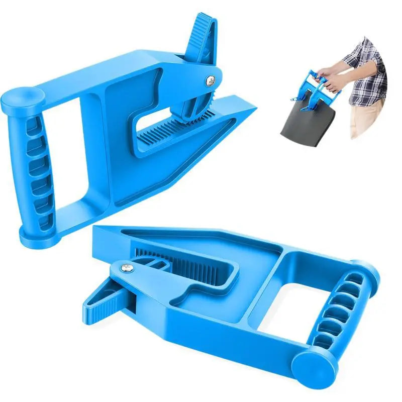 Blue Mat Lifter Handle Set of 2 – Lightweight Plastic Tool for Easy, Hands-Free Moving of Rugs, Mats, and Carpets Wholesale Hub