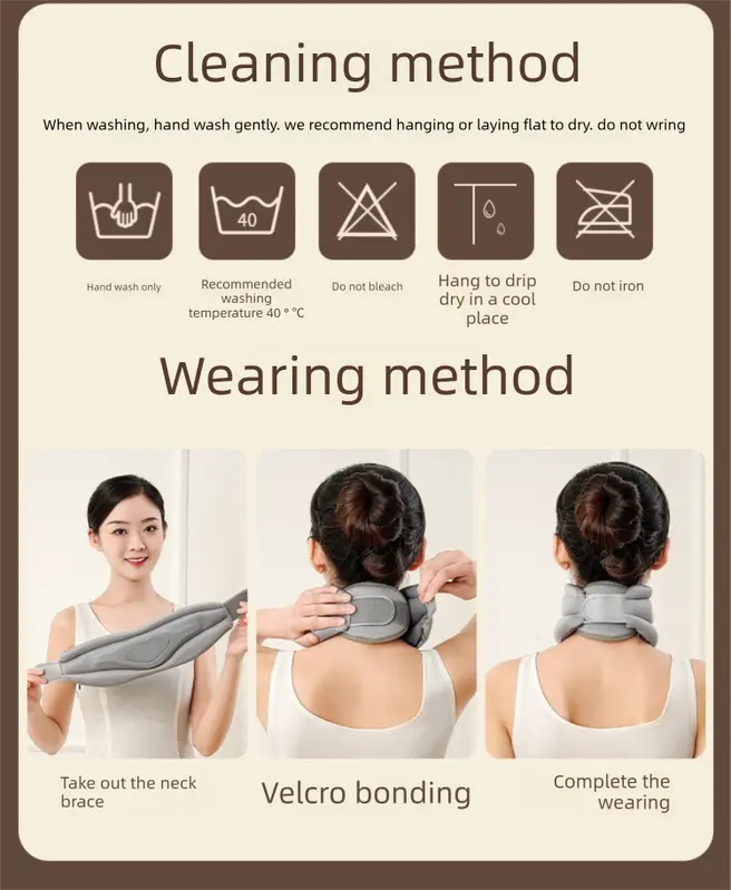 Grey Reinforced Neck Support Brace – Adjustable Cervical Collar with PP Support Strips for Posture Correction and Daily Use Wholesale Hub