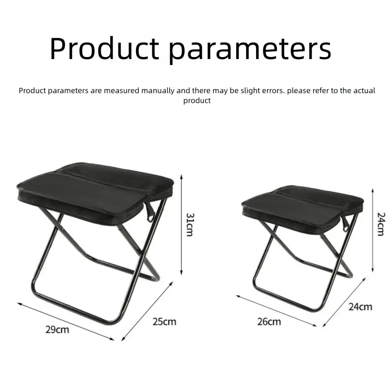 Green Portable Folding Backpack Stool with Carrying Case – Compact, Durable Outdoor Seat for Camping, Hiking, Fishing & Travel(small) Wholesale Hub