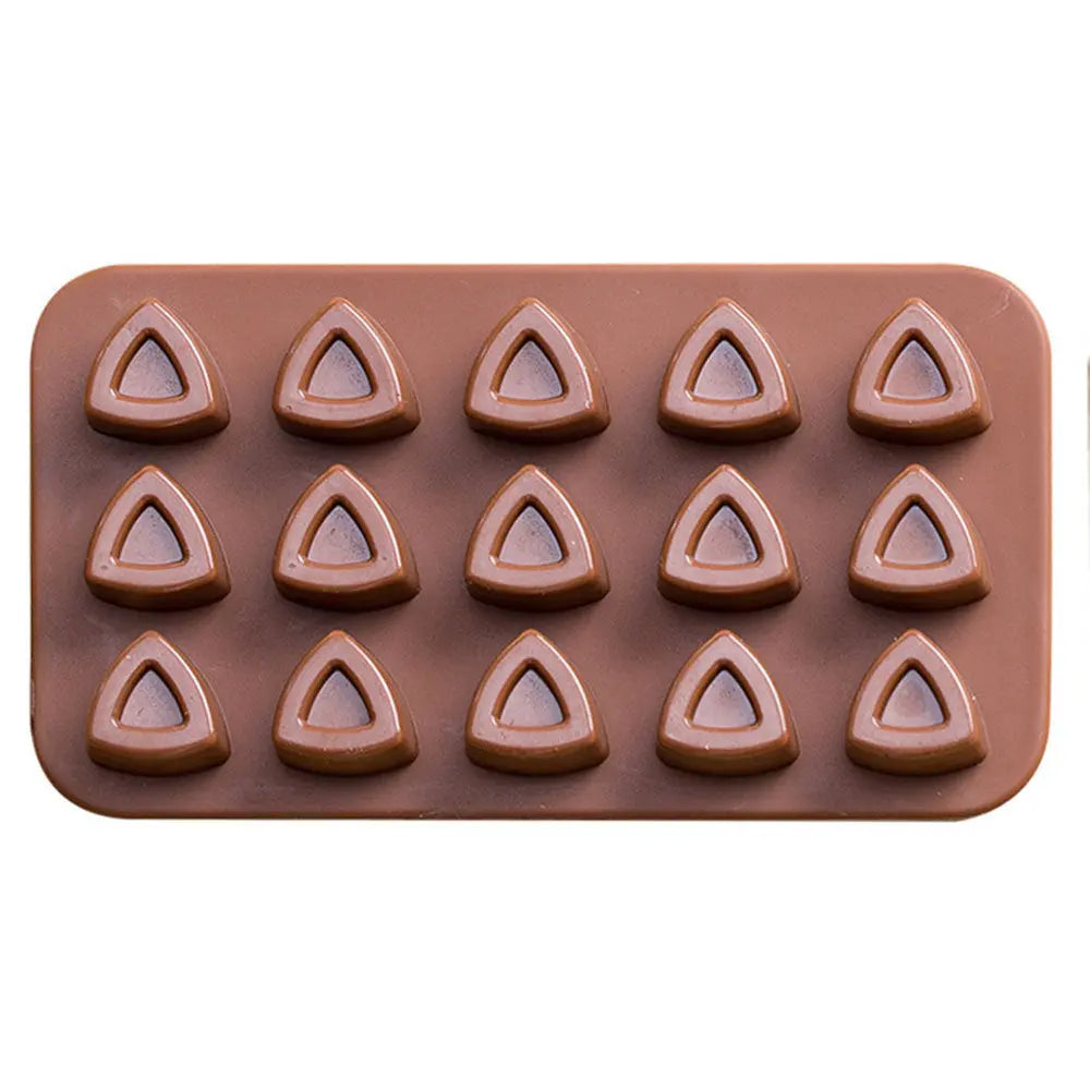 2-Piece Dubai Rectangle Chocolate Silicone Mold Set – Food-Grade, Easy Release, Heat-Resistant Baking Molds for Chocolate, Candy, and Cake(Triangle chocolates) Wholesale Hub