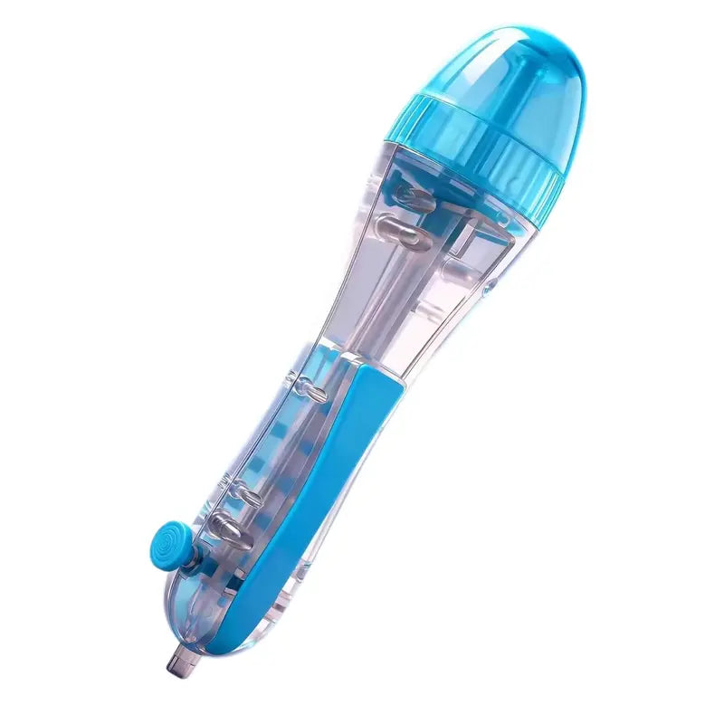 2 PCS Blue Press-Release Bead Pen for 2.6mm Pixel Art – DIY Craft Tool for Hama Beads and Fuse Beads Projects (Beads Not Included) Wholesale Hub