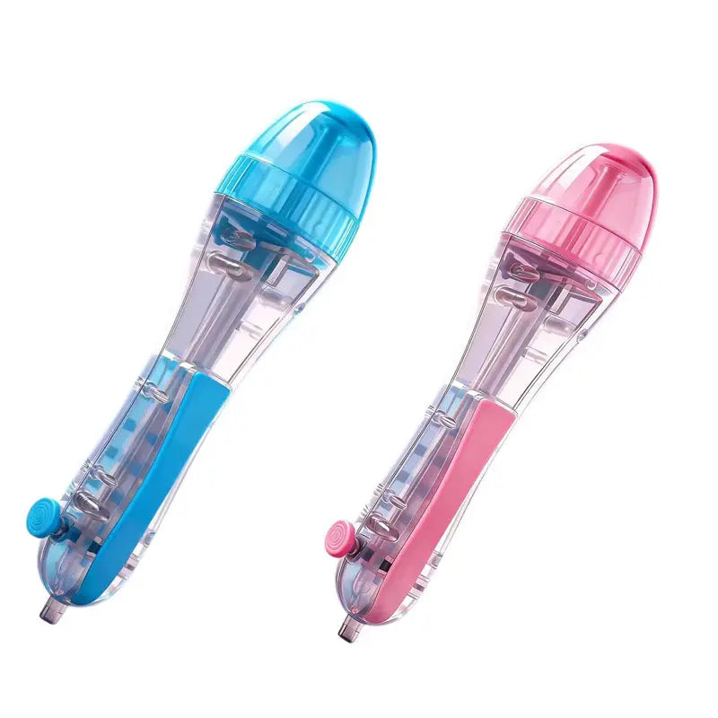 Pink and blue 2-piece set Press-Release Bead Pen for 2.6mm Pixel Art – DIY Craft Tool for Hama Beads and Fuse Beads Projects (Beads Not Included) Wholesale Hub
