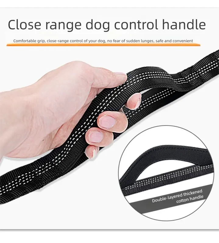 Blue Shock-Absorbing Running & Dog Walking Belt – Integrated Waist Pack with Retractable Traction Rope and Ergonomic Support Wholesale Hub