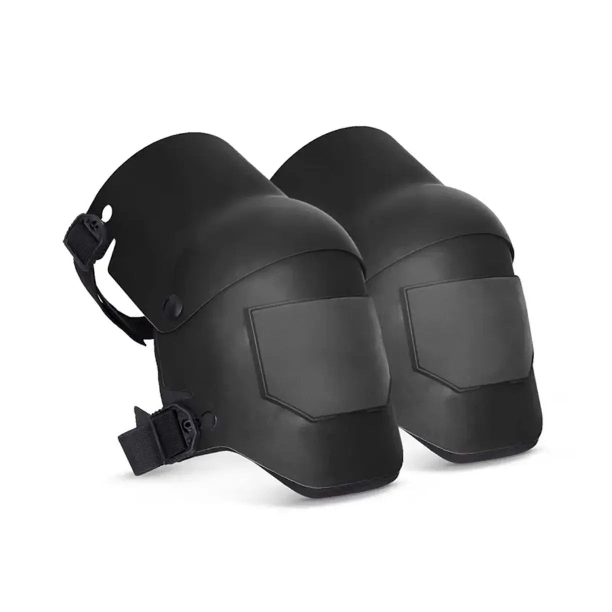 Black Professional Grade TPU Construction Knee Pads Wear-Resistant Shock Absorbing Foldable Design for Local Engineering Projects and Site Safety (1 Pair) Wholesale Hub