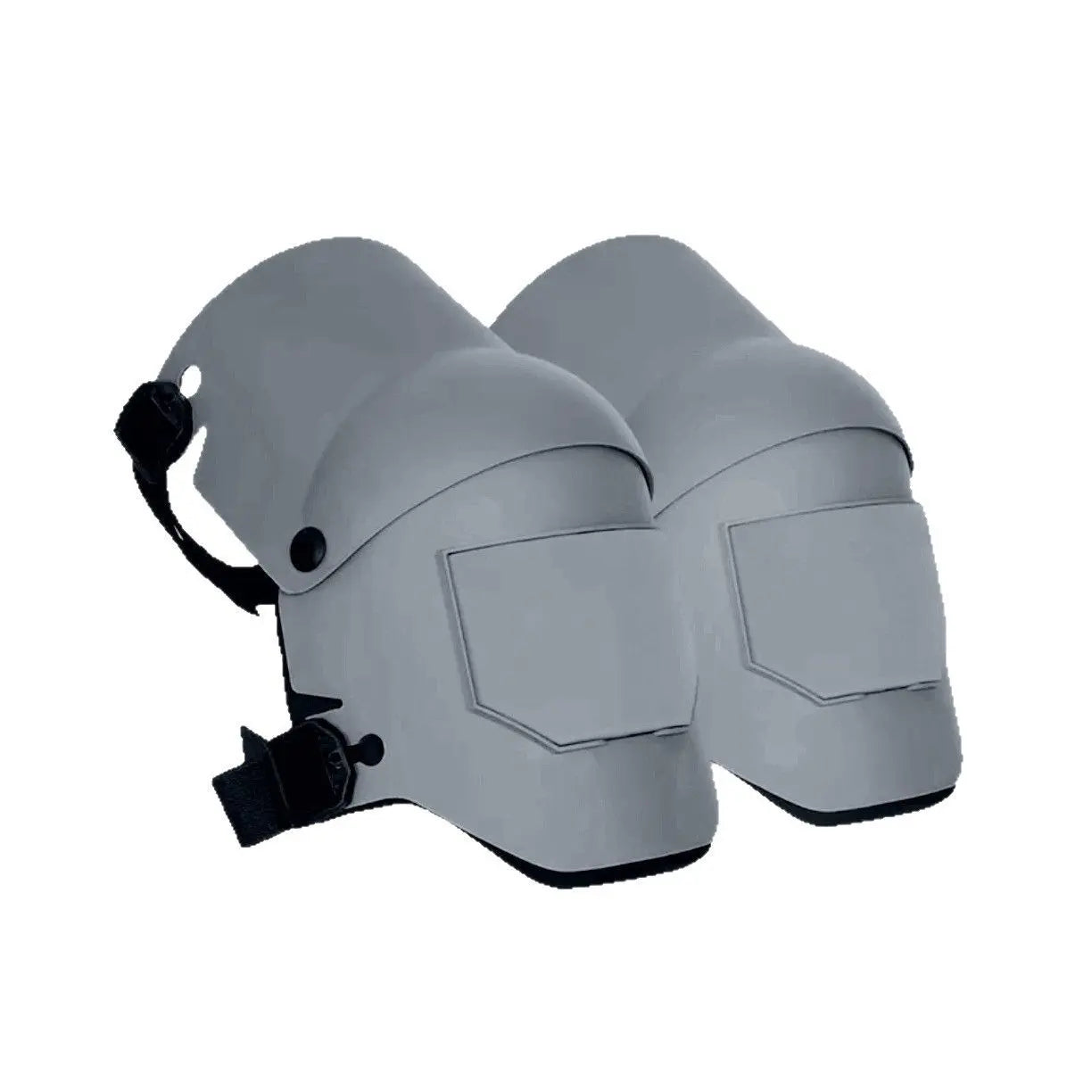 Grey Professional Grade TPU Construction Knee Pads Wear-Resistant Shock Absorbing Foldable Design for Local Engineering Projects and Site Safety (1 Pair) Wholesale Hub
