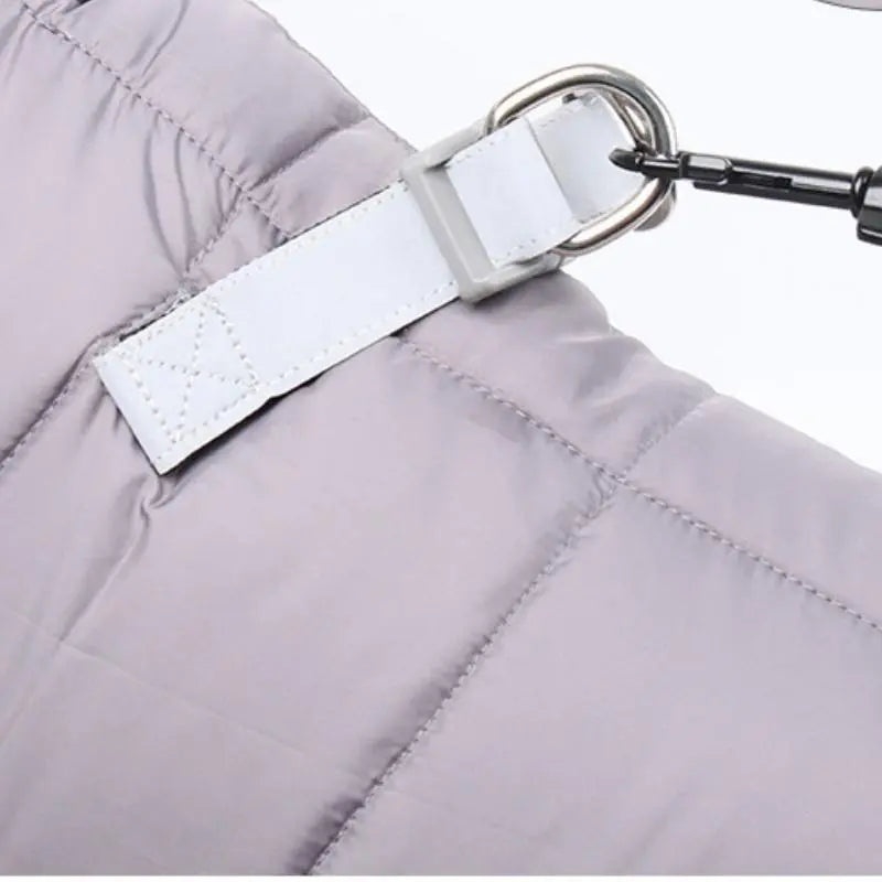 3XL Size Blue Winter Waterproof Dog 4 Leg Jumpsuit for Full Body Warmth - Reflective Windproof Pet Puffer Coat with Integrated Harness Wholesale Hub