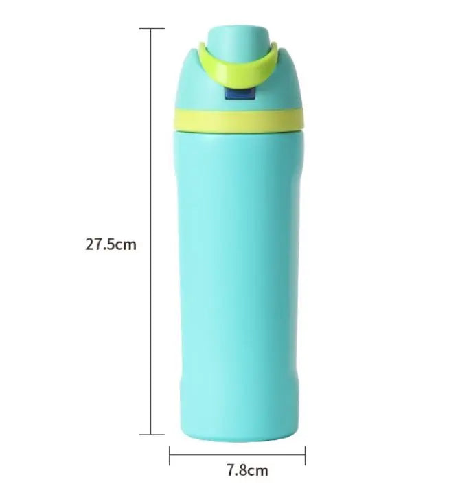 24oz Pink Large Thermal Water Bottle with Dual-Sipping Lid & Built-in Straw - Leak-Proof 304 Stainless Steel Outdoor Sports Flask Wholesale Hub