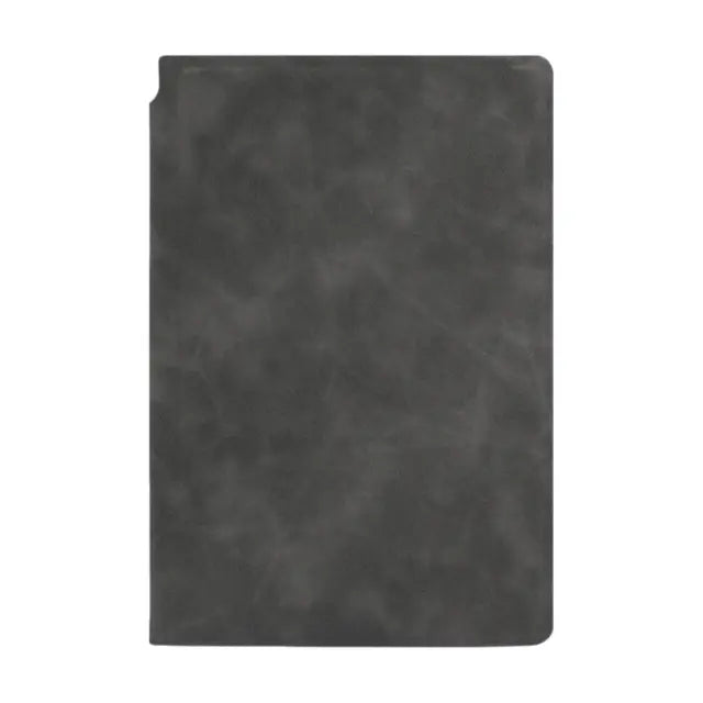 Dark Grey A4 PU Leather Whiteboard Notebook with 3-Color Pens, Eraser & Cloth - Reusable Eco-Friendly Desktop Memo Pad & Handheld Writing Tablet Wholesale Hub