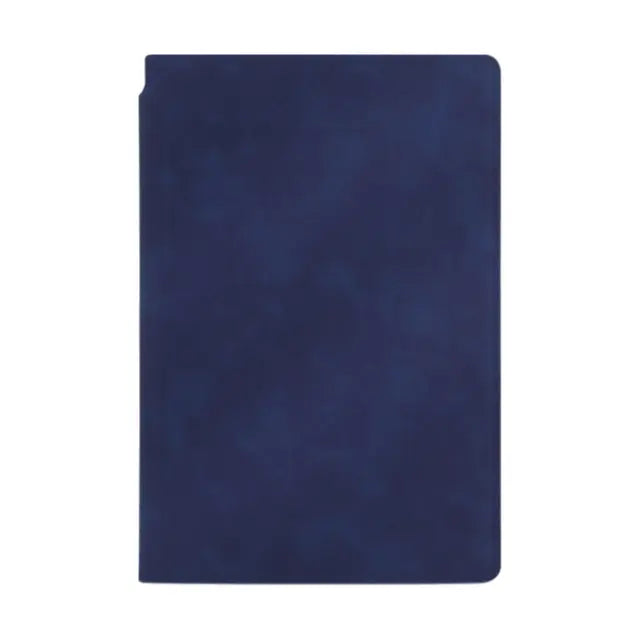 Dark Blue A4 PU Leather Whiteboard Notebook with 3-Color Pens, Eraser & Cloth - Reusable Eco-Friendly Desktop Memo Pad & Handheld Writing Tablet Wholesale Hub