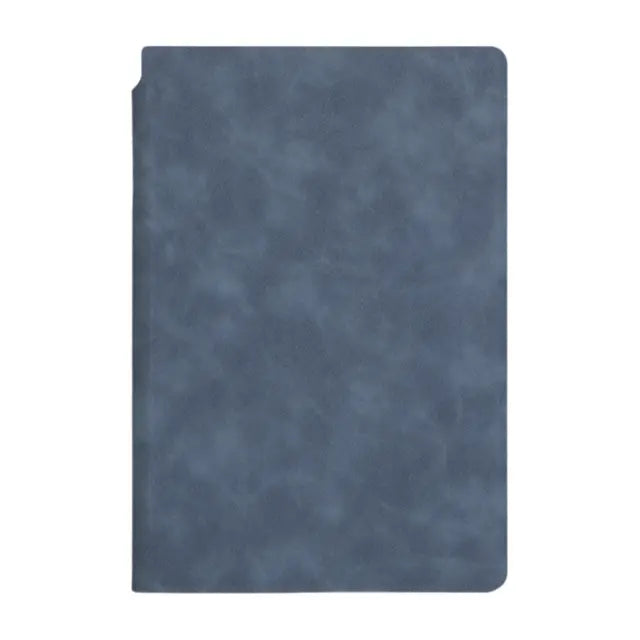 Blue A4 PU Leather Whiteboard Notebook with 3-Color Pens, Eraser & Cloth - Reusable Eco-Friendly Desktop Memo Pad & Handheld Writing Tablet Wholesale Hub