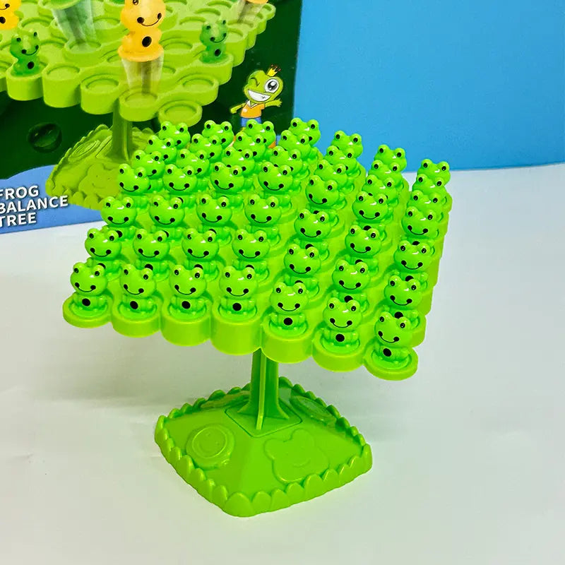 2PCS Two-Player Balance Tree Game Set - 48PCS Stacking Spaceman and 50PCSFrog Figures with Game Accessories - Fun Educational Desktop Toy for Kids Family Game Night Ages 3+ Wholesale Hub
