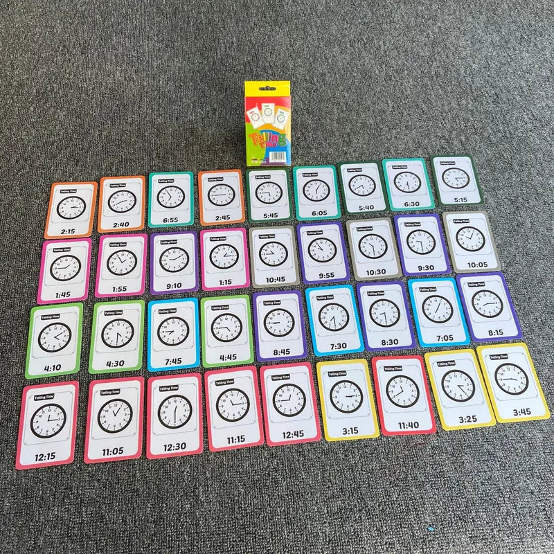 7-Set Kids Early Education Flash Cards, Montessori Cognitive Development Toys for Toddlers Ages 4+, Educational Gift for Boys Girls【Animal+Shape+Colour+Time+Vegetables+Fruits+Body Parts】 Wholesale Hub