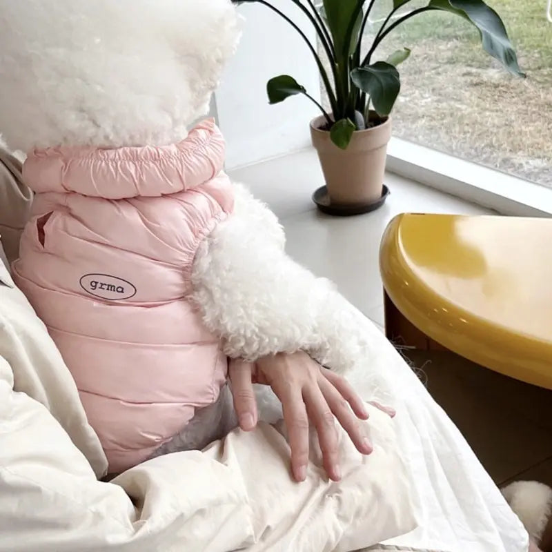 Pink XS size Dog Winter Coat Quilted Puffer Jacket - Warm Cotton Padded Vest for Small Dogs, High Collar Pet Clothes for Chihuahua Yorkie Poodle Bichon Schnauzer, Lightweight Cold Weather Dog Apparel with Elastic Cuffs Wholesale Hub