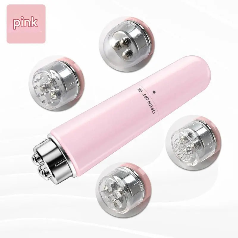 Pink Electric Eye Massager Pen - Vibration Massage Wand for Eye Area, Face, and Neck - Battery Operated Skincare Tool(Batteries not included), Compact Daily Use, Gift Ready Wholesale Hub