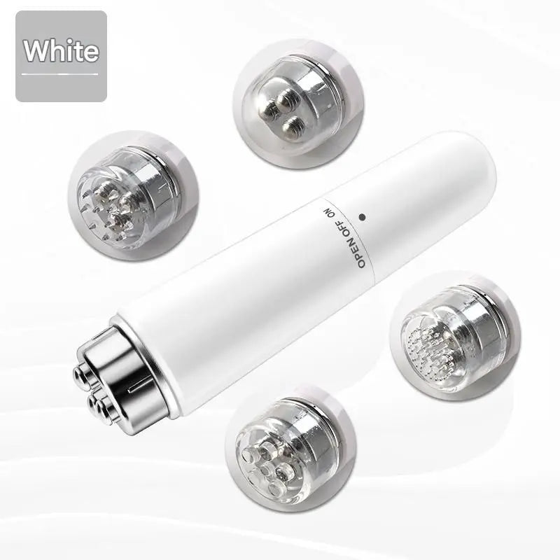 White Electric Eye Massager Pen - Vibration Massage Wand for Eye Area, Face, and Neck - Battery Operated Skincare Tool(Batteries not included), Compact Daily Use, Gift Ready Wholesale Hub