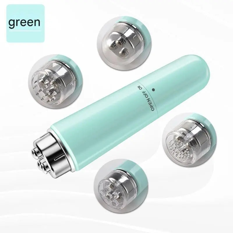 Green Electric Eye Massager Pen - Vibration Massage Wand for Eye Area, Face, and Neck - Battery Operated Skincare Tool(Batteries not included), Compact Daily Use, Gift Ready Wholesale Hub