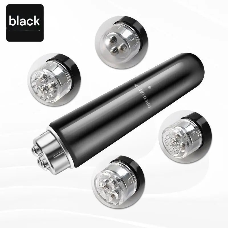 Black Electric Eye Massager Pen - Vibration Massage Wand for Eye Area, Face, and Neck - Battery Operated Skincare Tool(Batteries not included), Compact Daily Use, Gift Ready Wholesale Hub