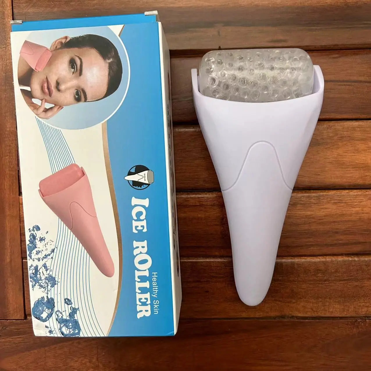 Light Purple Face Ice Roller with Gel Cooling Head- Reusable PP and Gel Cold Massage Tool for De-Puffing, Soothing, and Refreshing Skin, Easy to Freeze, Comfortable Grip, Daily Skincare Essential Wholesale Hub