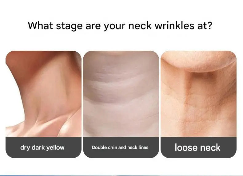 White Neck and Face Massager - 3 Colour Light Therapy, EMS Microcurrent, Vibration & Heat - Rechargeable Anti-Ageing Device for Wrinkles, Neck Lines, Jawline & Skin Tightening - Portable Home Beauty Tool Wholesale Hub