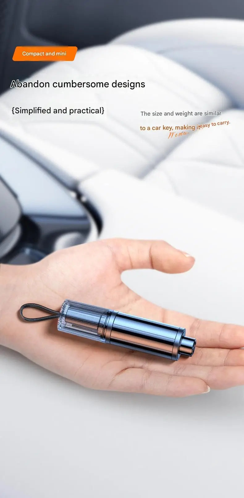 Black 2-in-1 Car Window Breaker and Seatbelt Cutter - Tungsten Steel Tip, Compact Emergency Escape Tool for Vehicle Safety, Portable Survival Hammer Wholesale Hub