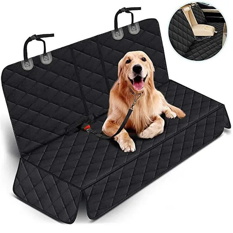 Car Rear Seat Pet Protector Mat Waterproof Dog Cat Back Seat Cover Black Wholesale Hub