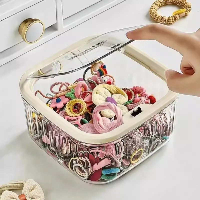 780-Piece Cute Hair Accessories Gift Set with Elastic Rubber Bands & Hair Clips Organizer Box - Perfect Gift for Girls Wholesale Hub