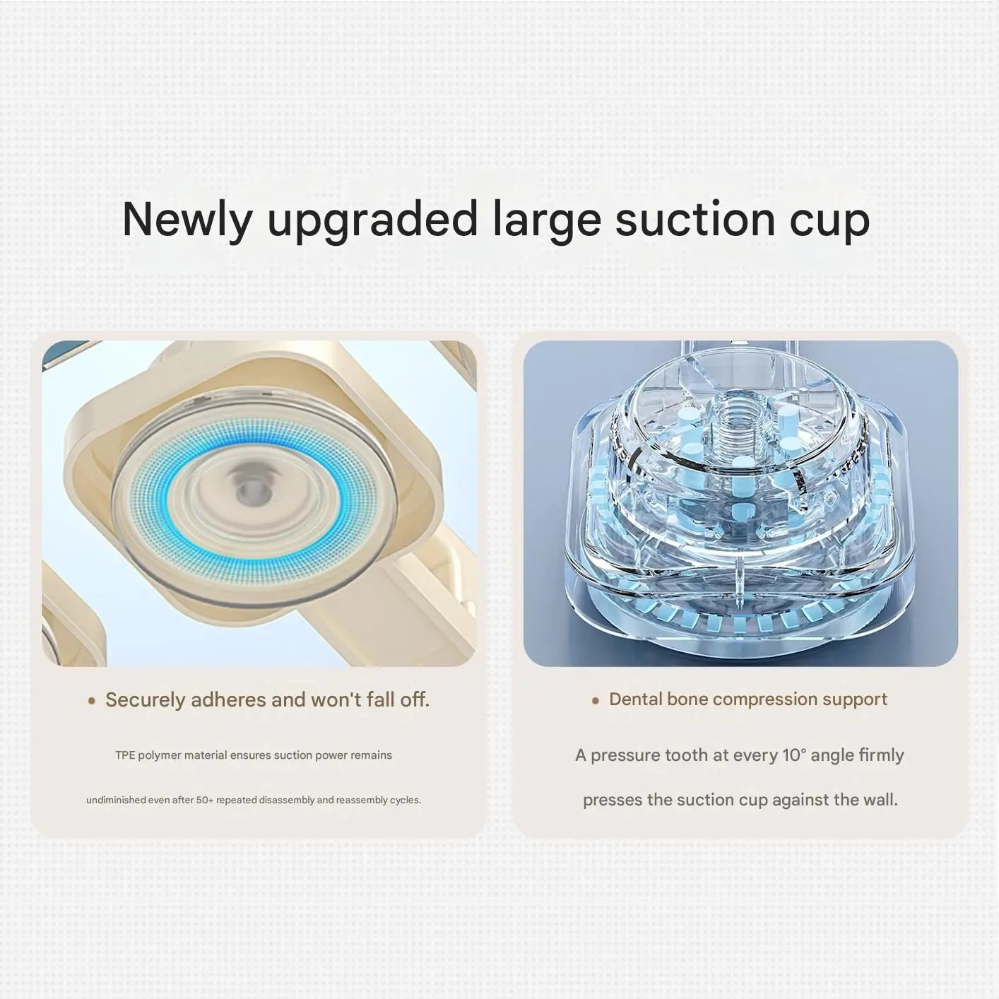 4 pack Milky white Suction Cup Mop and Broom Holder Wholesale Hub