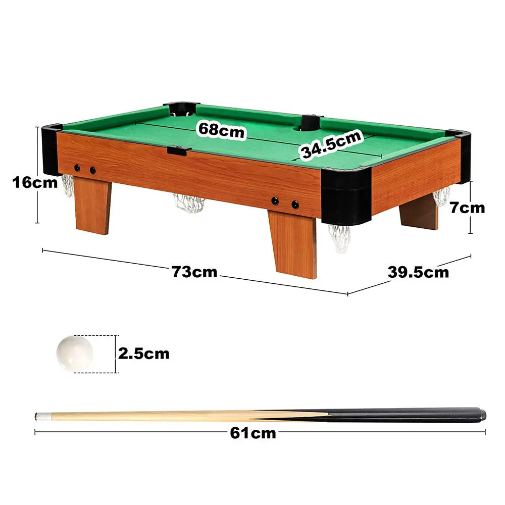 Wooden Mini Snooker Tables Billiards Game Pool Table Set Toy Extra Size For Kids Wholesale Hub