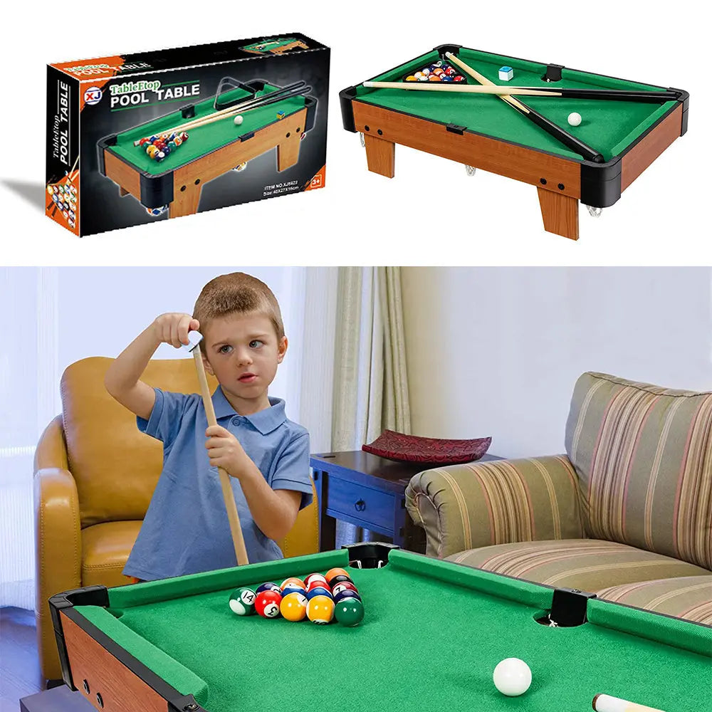 Wooden Mini Snooker Tables Billiards Game Pool Table Set Toy Extra Size For Kids Wholesale Hub