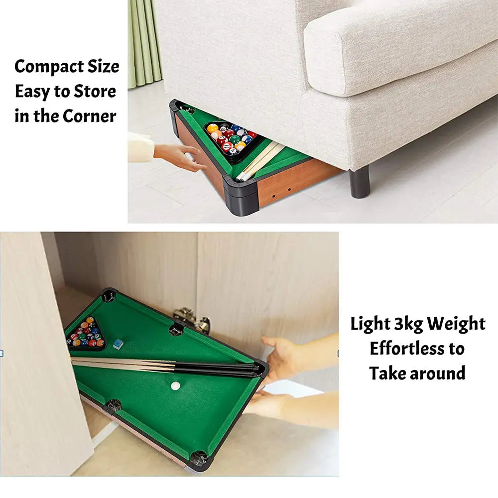 Wooden Mini Snooker Tables Billiards Game Pool Table Set Toy Extra Size For Kids Wholesale Hub